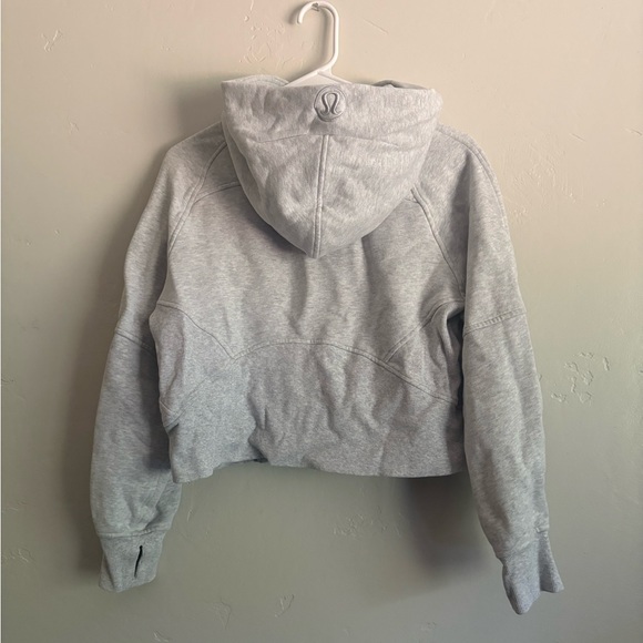Lululemon Athletica Light Gray Zip-Up Hoodie - Picture 5 of 5